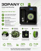Extrudeuse et Recycleur de Filament C1